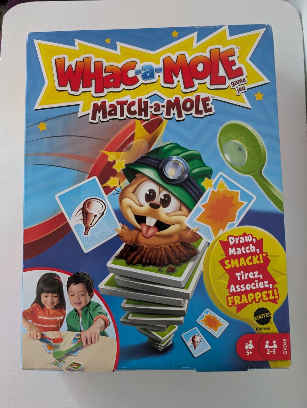 Whac-a-Mole Match-a-Mole Card Game, Board Game.